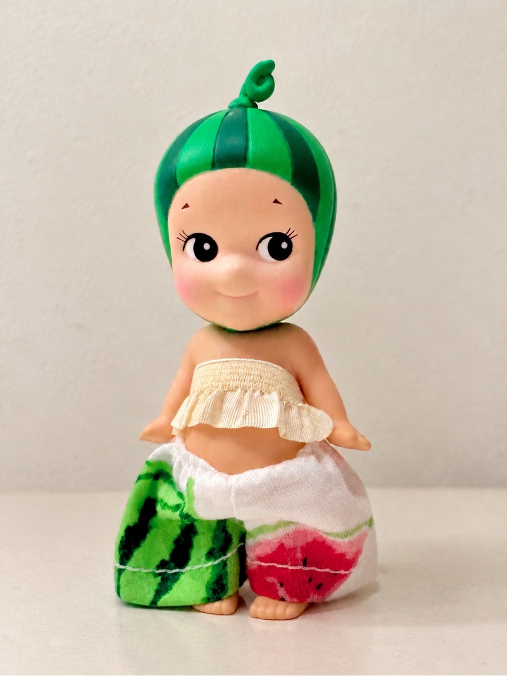 Watermelon Sonny Angel from the Fruit Series. Two Piece Outfit Included.